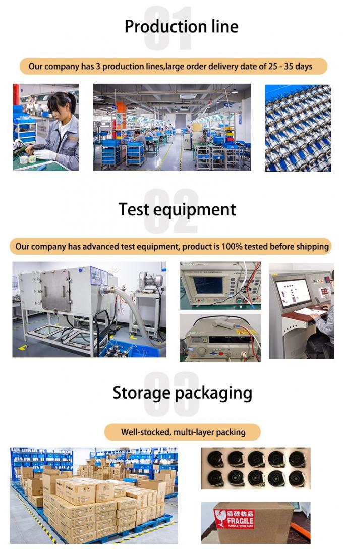 فشرده و مقرون به صرفه 12 ولت بازکن بدون برس DC 6.5kpa برای ماشین های CPAP 3